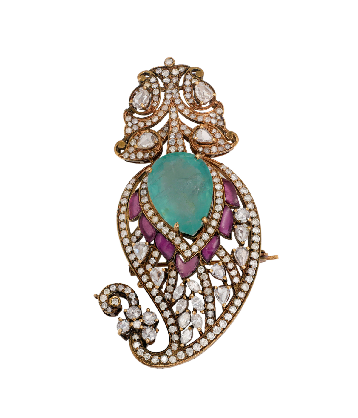 Daisy Diamond Brooch