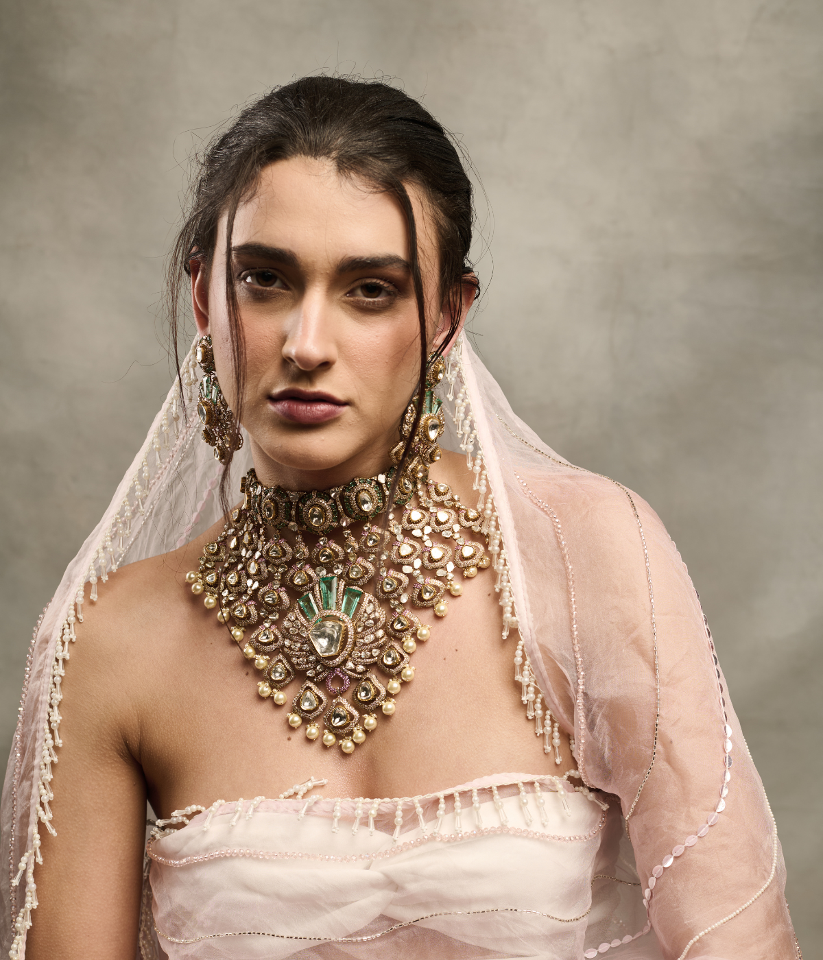 Jasmine Necklace With Earring