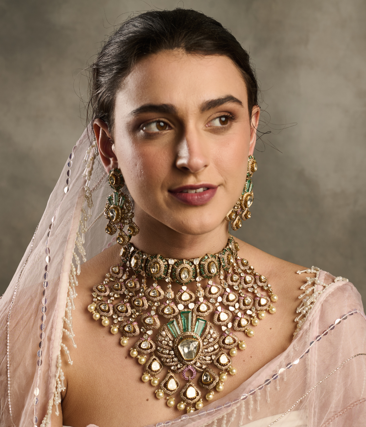 Jasmine Necklace With Earring