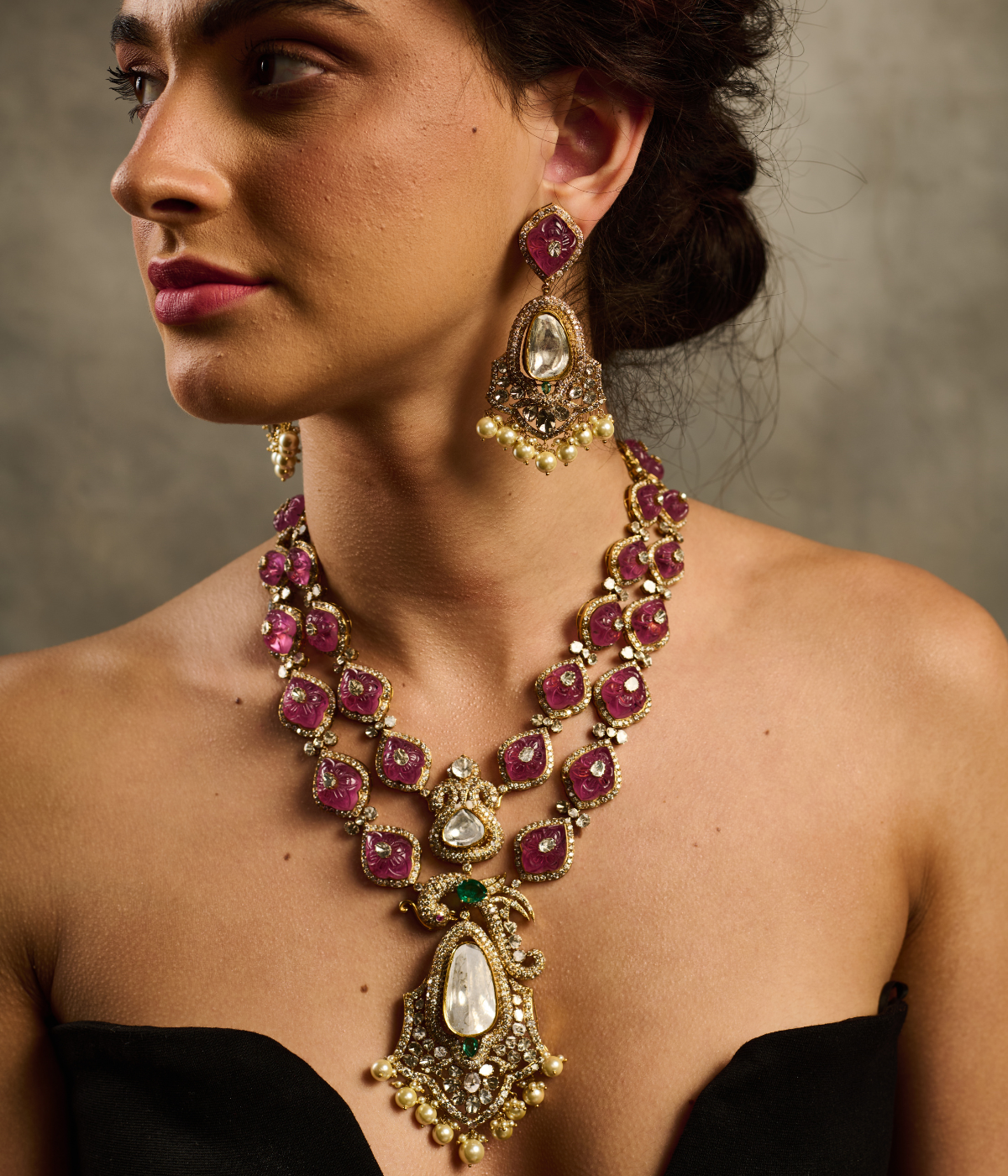 Ava Necklace With Earring