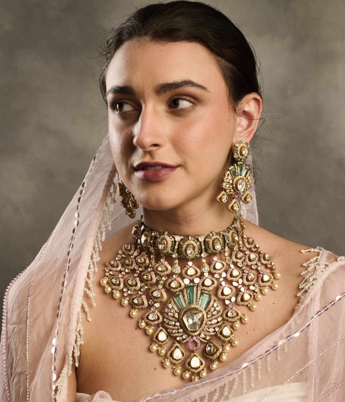 Jasmine Necklace With Earring